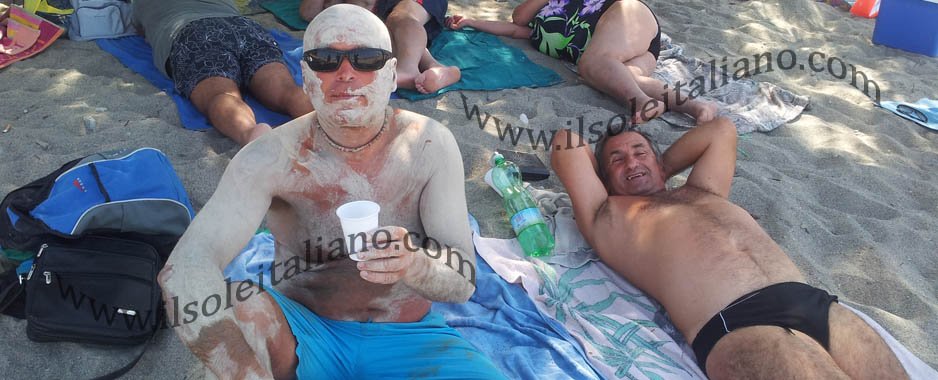 Francesco e Cataldo in spiaggia