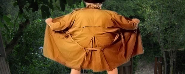 Esibizionista in Giardino