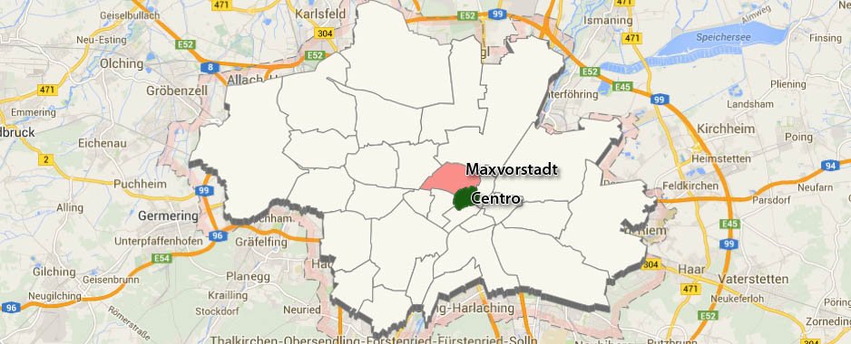 Monaco di Baviera: Quartiere di Maxvorstadt