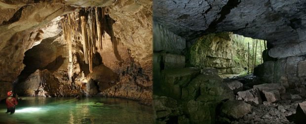 Baden-Württemberg: Grotte dello Schwäbischen Alb.