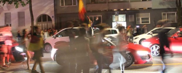 Monaco di Baviera: festeggiamenti per la vittoria dei mondiali 2014 (foto Simona Morani)