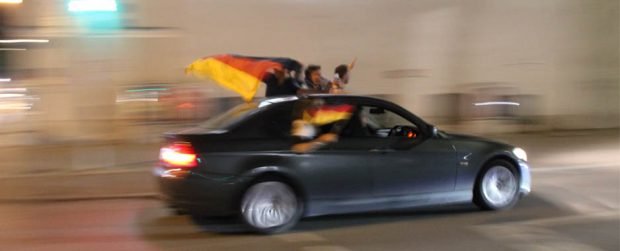 Monaco di Baviera: festeggiamenti per la vittoria dei mondiali 2014 (foto Simona Morani)
