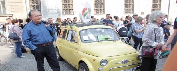 Monaco di Baviera - Odeonsplatz : momenti della manifestazione