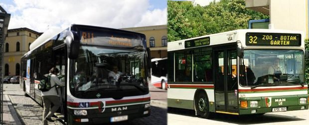 Augsburg: in autobus si salirà solo dalla porta anteriore