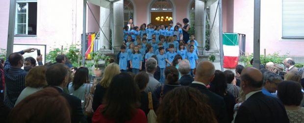 Gli studenti della scuola bilingue Leonardo da Vinci