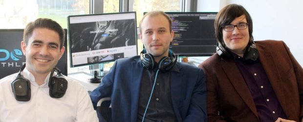 I fodatori della Gaming Athletes (v. l.) Roman Deringer, Heinz Klemann e Tiberiu Novac. © Gaming Athletes
